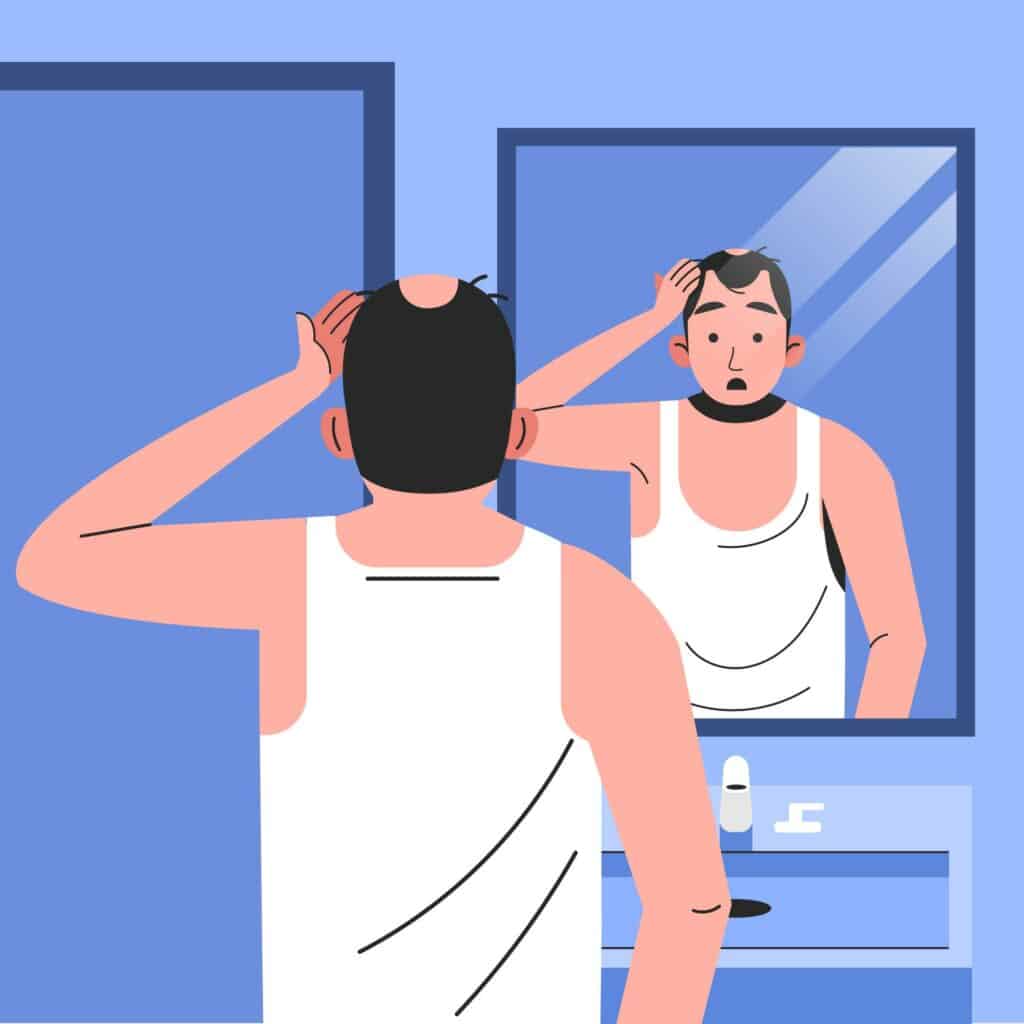 How to regrow hair on a bald spot fast?