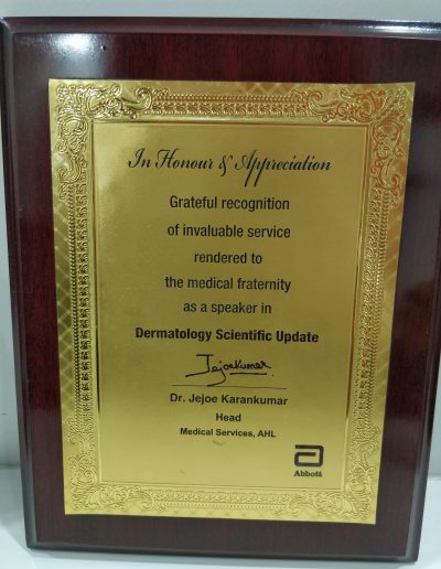 Chandra Clinic Award 2