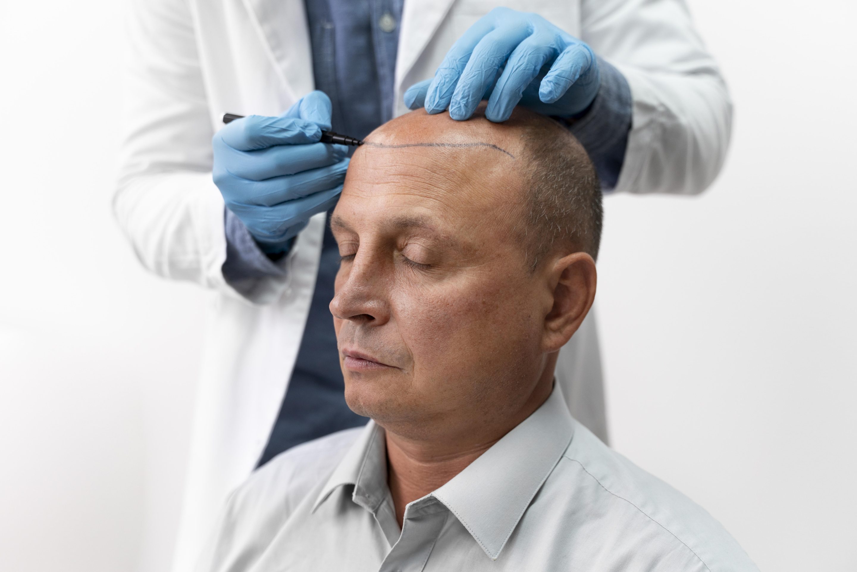 Unshaven FUE Hair Transplant Treatment